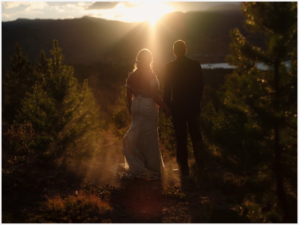 silverthorne elopement wedding