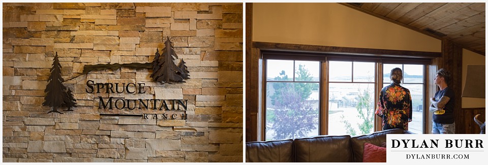 spruce mountain ranch wedding indian wedding looking out window