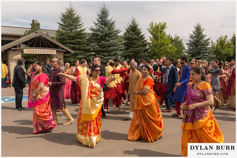 spruce mountain ranch wedding indian wedding the baraat begins