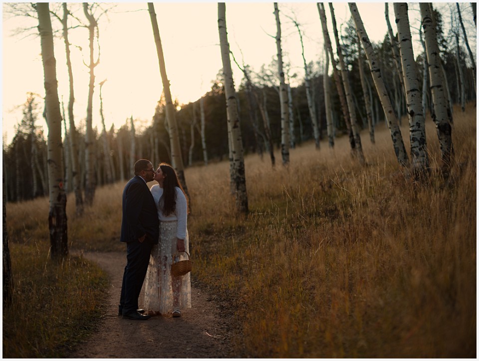 staunton state park colorado elopement wedding