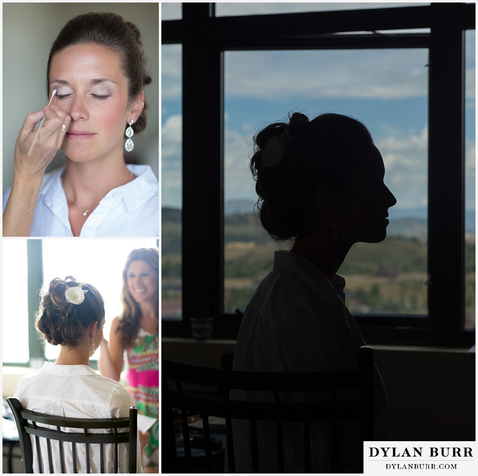steamboat mountain weddings colorado bride getting ready