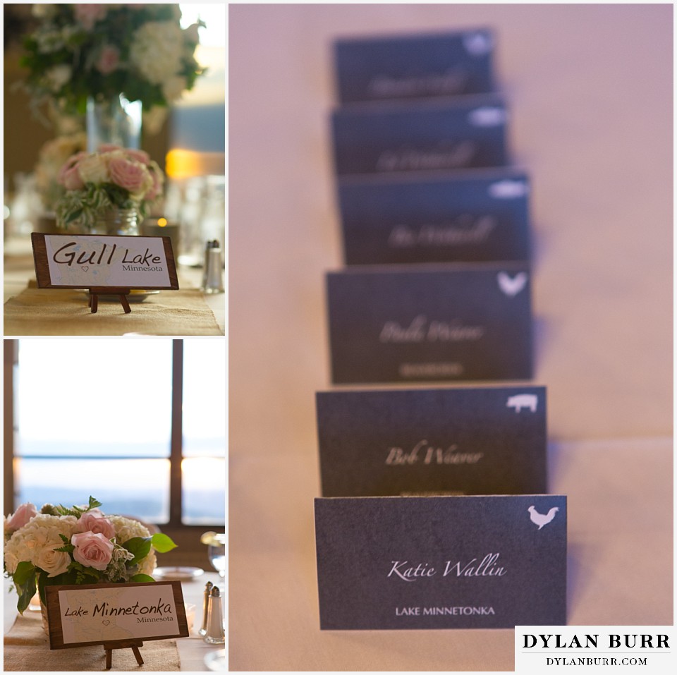 steamboat mountain weddings colorado table seating markers