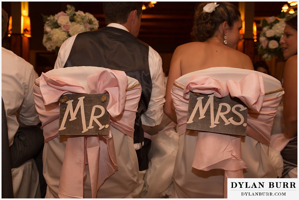 steamboat mountain weddings colorado mr and mrs chairs