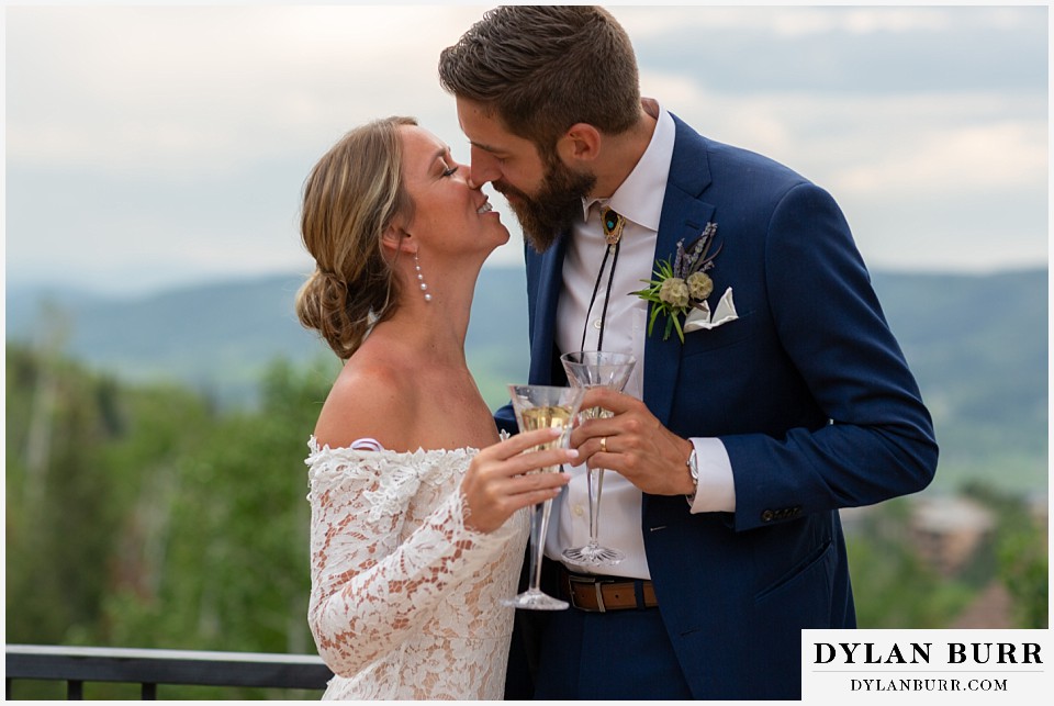 couples champagne toasts