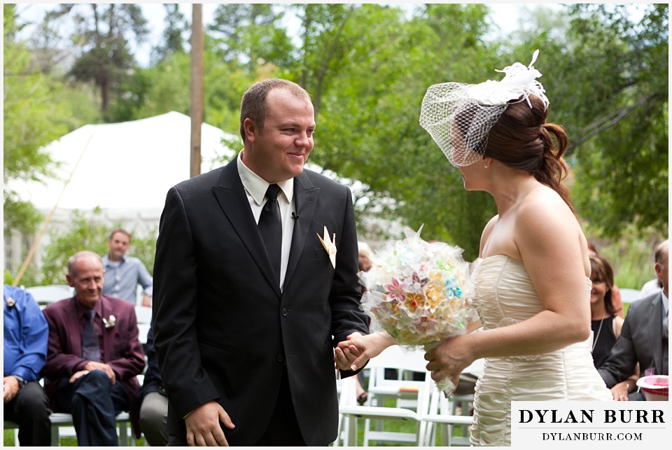 stone mountain lodge wedding groom filled with love