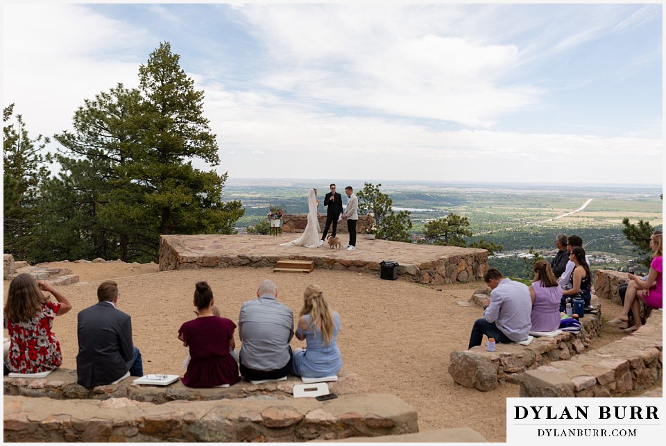 sunrise wedding amphitheater wedding ceremony