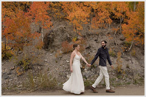 Trout Lake Elopement Wedding near Telluride in Fall