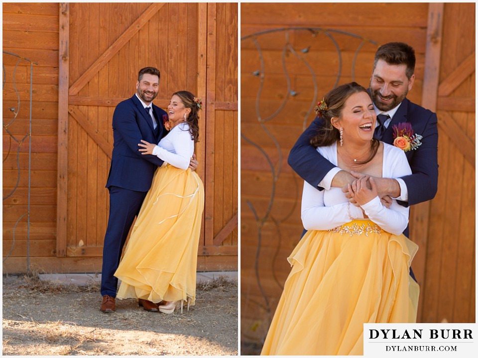 the covey fort collins wedding venue first look photos