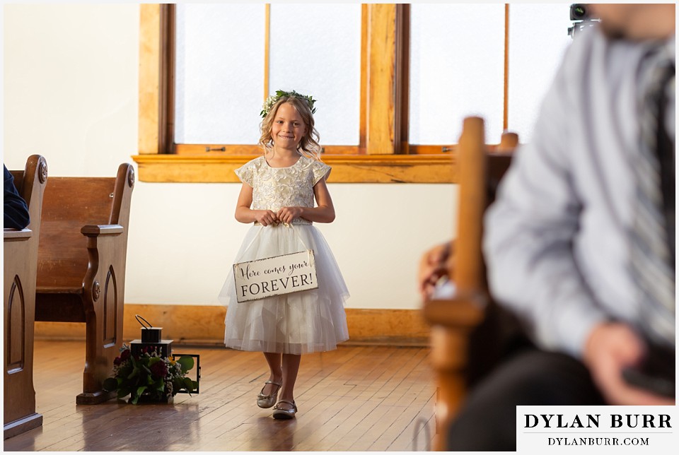 villa parker wedding parker colorado flower girl