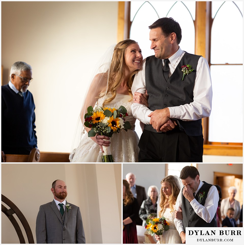 villa parker wedding parker colorado bride and bride's father