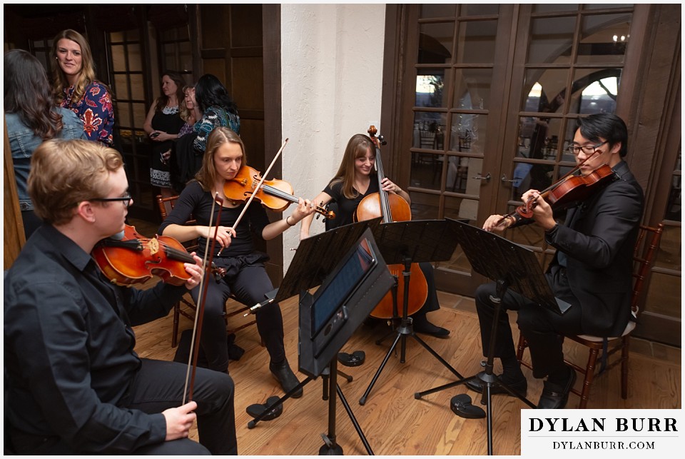 villa parker wedding parker colorado string quartet