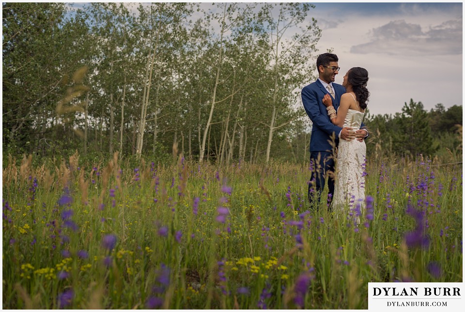 wild basin lodge hindu wedding wildflowers