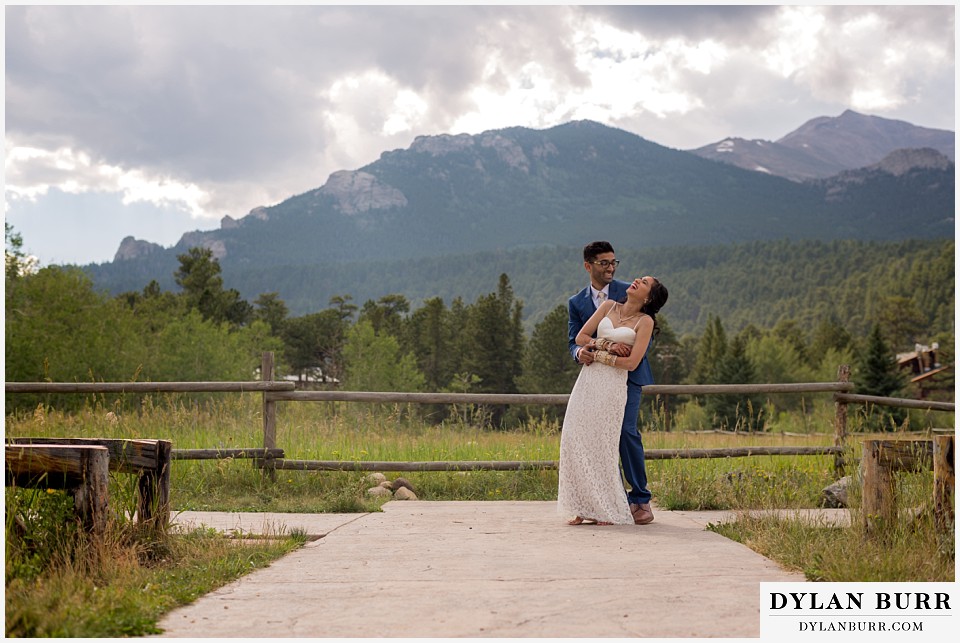 wild basin lodge hindu wedding mountain view