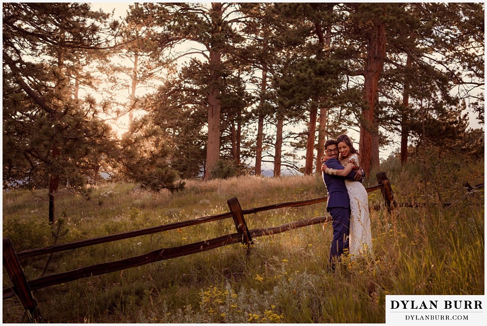 wild basin lodge hindu wedding at sunset