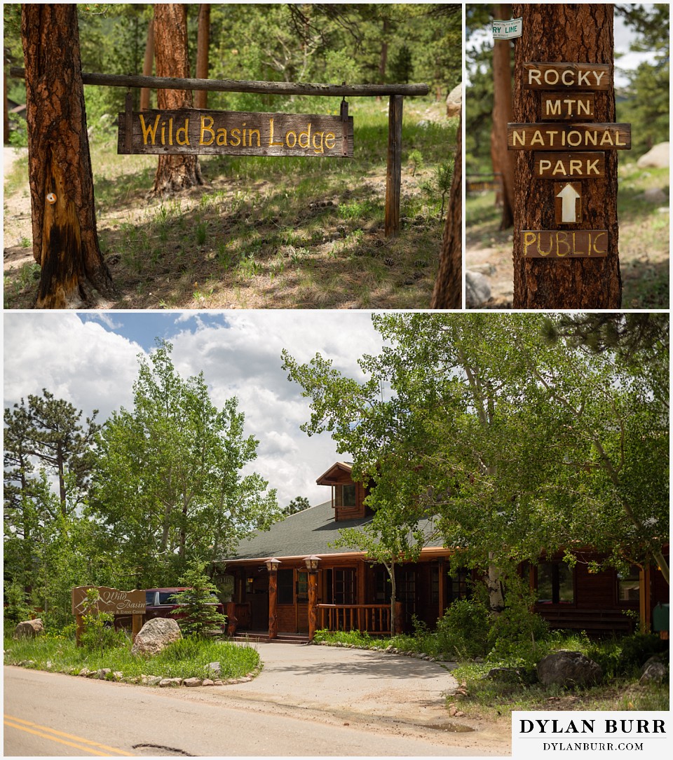 wild basin lodge wedding venue colorado