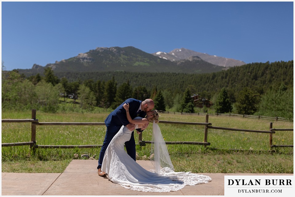 wild basin lodge meadow ceremony first kiss