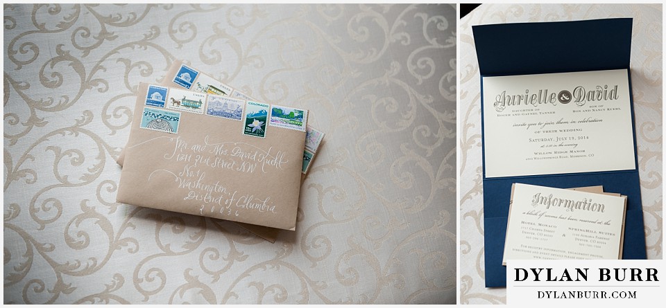 willow ridge manor wedding invitation