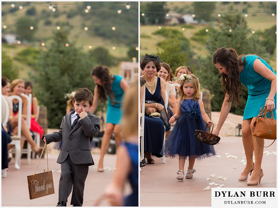 willow ridge manor wedding ring bearer and flower girl