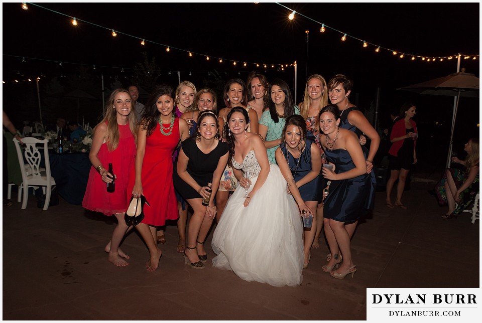 willow ridge manor wedding bride and bridesmaids