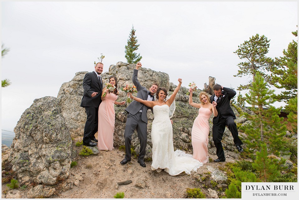 winter park wedding bridal party fun wedding-party