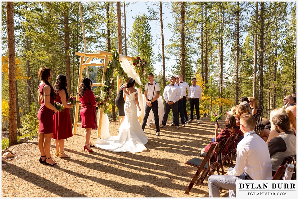 winter park mountain lodge wedding colorado wide view of ceremony site