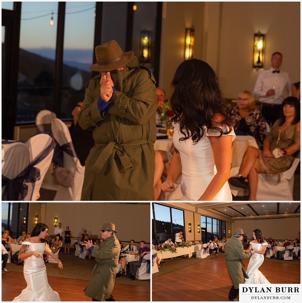 winter park mountain lodge wedding colorado father daughter dance