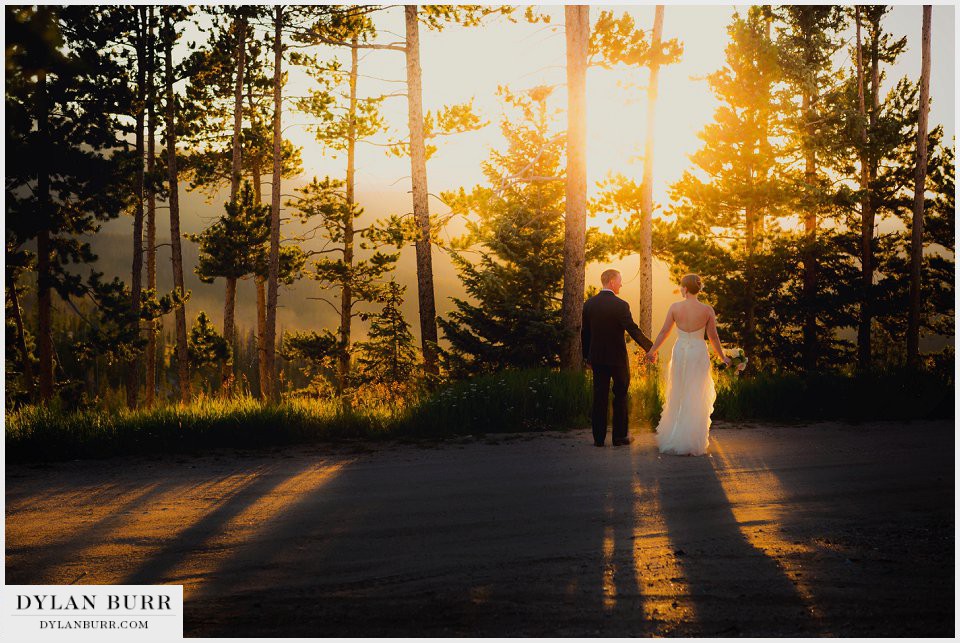 winter park wedding mountain sunset photos