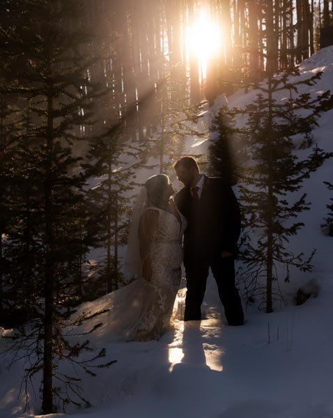 breckinridge winter wedding