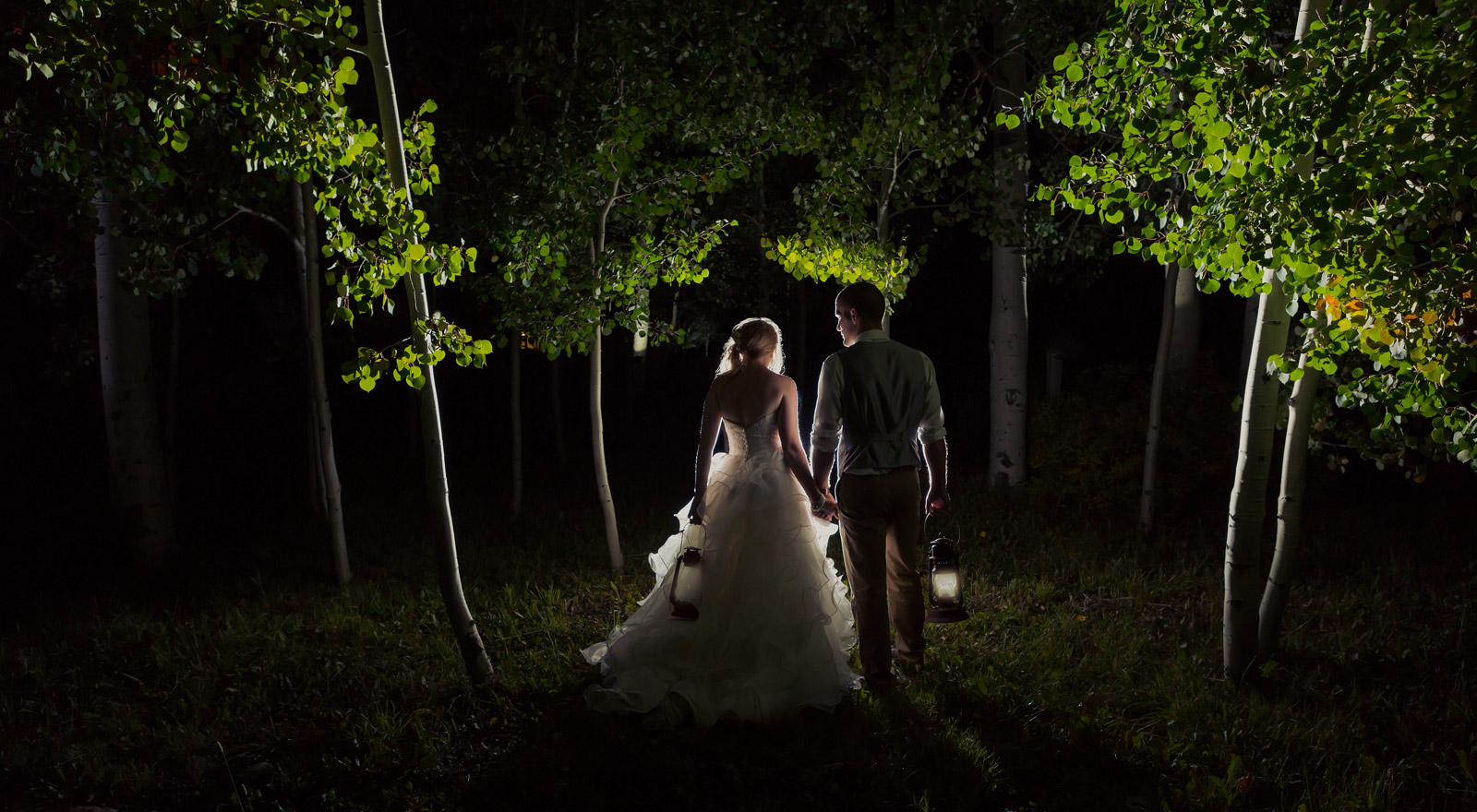 durango colorado wedding night photography