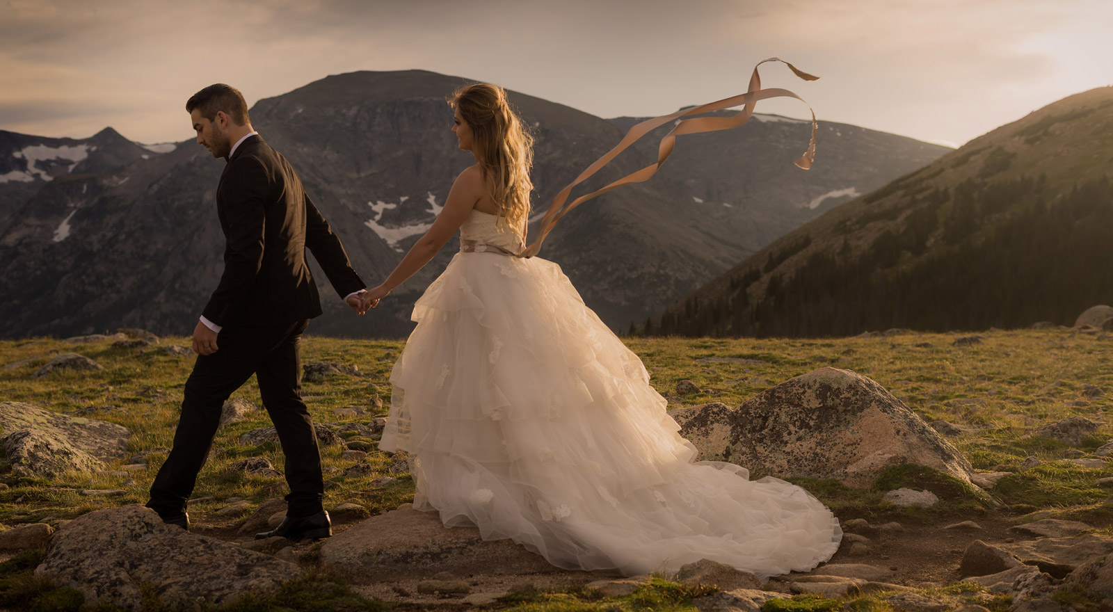 rmnp hiking elopement wedding colorado