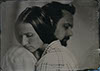 tintype couples portrait hugging