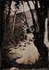 wedding tintype couple in beaver creek along the river.jpg